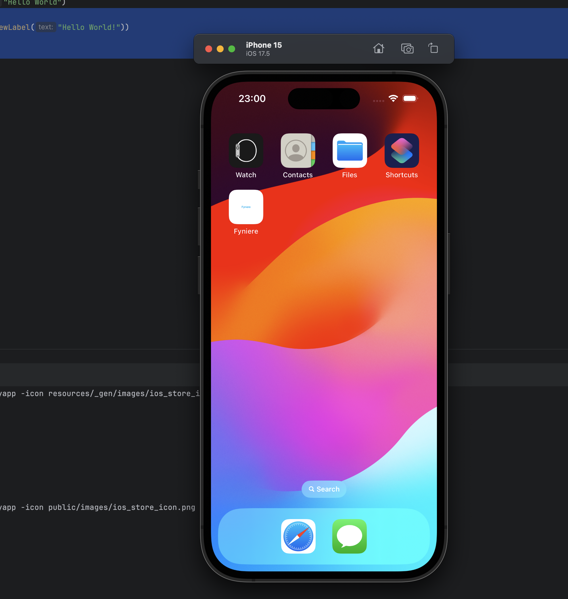 IosFyniereSimulator